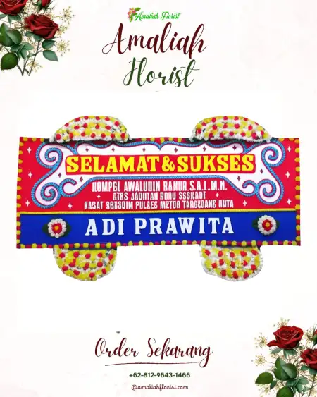 Papan Bunga Ucapan Selamat Mekakau Ilir